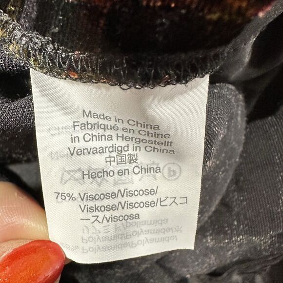 J.Crew Velvet Peyton Wide Leg Pants Womens 14T Tall Stewart Tartan Plaid Holiday - Picture 8 of 14